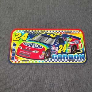 Vintage 1999 Jeff Gordon #24 DuPont NASCAR License Plate Monte Carlo Plastic